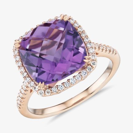 Amethyst Engagement Rings
