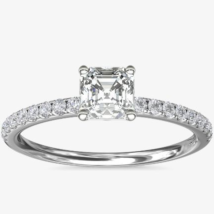 Asscher Cut Engagement Rings