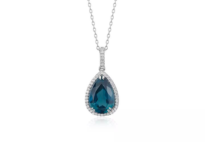 Blue Topaz Pendant