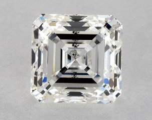 1.00 Carat H-SI1 Asscher Cut Diamond