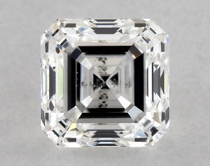 1.00 Carat F-SI1 Asscher Cut Diamond