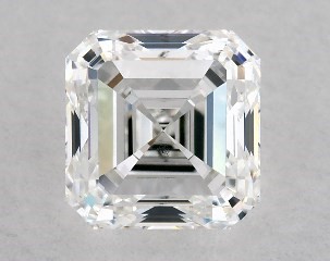 1.00 Carat G-SI1 Asscher Cut Diamond