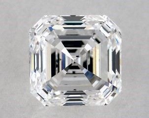 1.00 Carat D-SI1 Asscher Cut Diamond