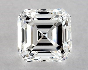 1.00 Carat G-SI1 Asscher Cut Diamond