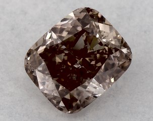 0.29 Carat Fancy Brown-VS2 Cushion Modified Cut Diamond