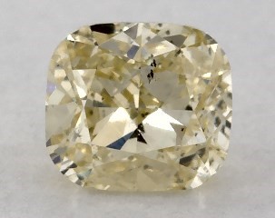 0.30 Carat Fancy Yellow-SI1 Cushion Modified Cut Diamond