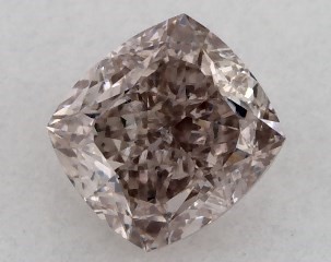 0.30 Carat Fancy Pinkish Brown-SI1 Cushion Modified Cut Diamond