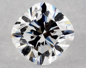 Lab-Created 0.71 Carat D-SI1 Cushion Modified Cut Diamond