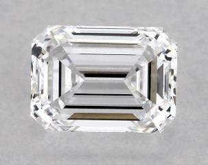 Lab-Created 0.50 Carat D-VVS2 Emerald Cut Diamond