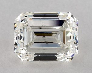 1.00 Carat H-SI1 Emerald Cut Diamond