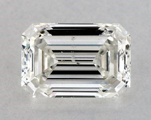 1.00 Carat I-SI1 Emerald Cut Diamond