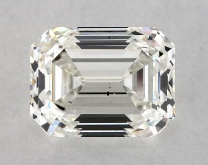 1.00 Carat G-SI1 Emerald Cut Diamond