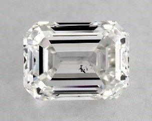 1.00 Carat H-SI1 Emerald Cut Diamond