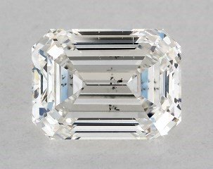 1.00 Carat H-SI1 Emerald Cut Diamond