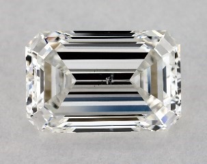 1.01 Carat H-SI1 Emerald Cut Diamond