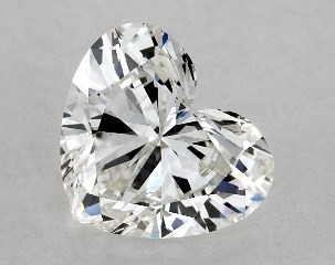 1.00 Carat H-SI1 Heart Shaped Diamond