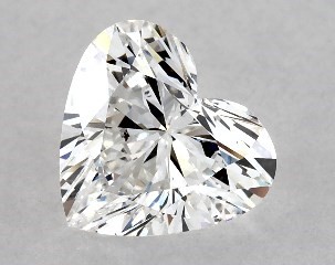 1.00 Carat F-SI1 Heart Shaped Diamond