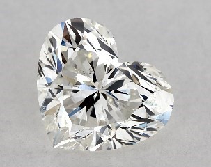 1.01 Carat H-SI1 Heart Shaped Diamond