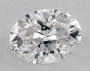 0.30 Carat E-SI1 Oval Cut Diamond