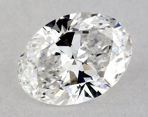 Lab-Created 0.73 Carat E-VS2 Oval Cut Diamond