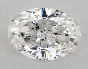 1.00 Carat E-SI1 Oval Cut Diamond