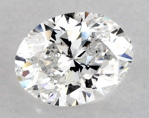 1.00 Carat D-SI1 Oval Cut Diamond