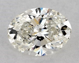 1.00 Carat I-SI1 Oval Cut Diamond