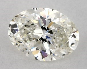 1.00 Carat I-SI1 Oval Cut Diamond