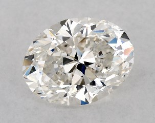 1.00 Carat I-SI1 Oval Cut Diamond