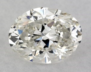 1.00 Carat I-SI1 Oval Cut Diamond