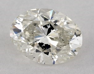 1.00 Carat I-SI1 Oval Cut Diamond