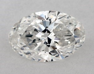 1.00 Carat F-SI1 Oval Cut Diamond