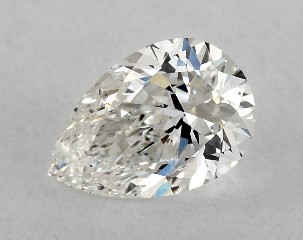 1.00 Carat I-SI1 Pear Shaped Diamond