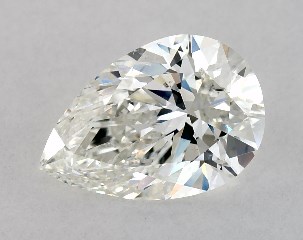 1.00 Carat I-SI1 Pear Shaped Diamond