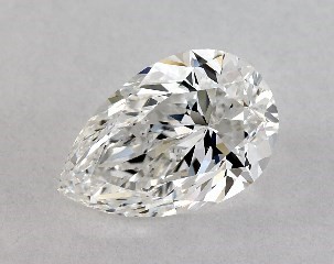 1.00 Carat E-SI1 Pear Shaped Diamond