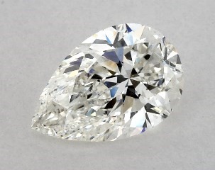 1.00 Carat I-SI1 Pear Shaped Diamond