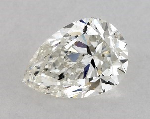 1.00 Carat I-SI1 Pear Shaped Diamond