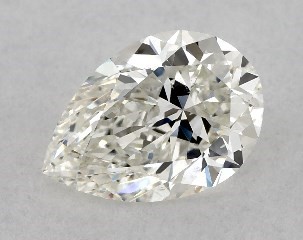 1.00 Carat I-SI1 Pear Shaped Diamond