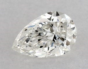 1.00 Carat I-SI1 Pear Shaped Diamond