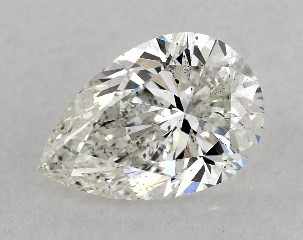 1.00 Carat I-SI1 Pear Shaped Diamond