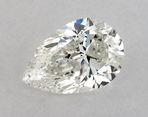 1.00 Carat I-SI1 Pear Shaped Diamond