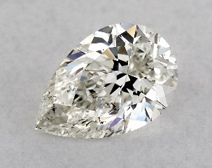 1.05 Carat I-SI1 Pear Shaped Diamond