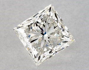 1.00 Carat I-SI1 Princess Cut Diamond