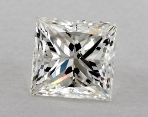 1.00 Carat I-SI1 Princess Cut Diamond