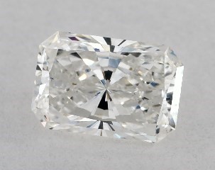 Lab-Created 0.53 Carat F-VS1 Radiant Cut Diamond