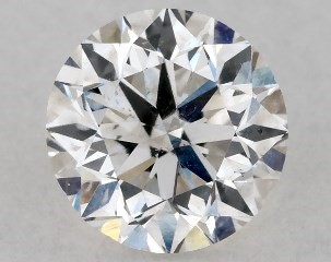 0.50 Carat I-SI1 Very Good Cut Round Diamond