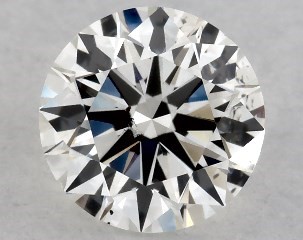 0.50 Carat I-SI1 Excellent Cut Round Diamond