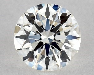 0.53 Carat I-VVS1 Excellent Cut Round Diamond