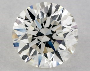 0.53 Carat I-SI1 Excellent Cut Round Diamond