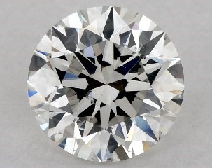 0.54 Carat I-SI1 Excellent Cut Round Diamond